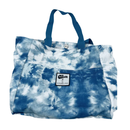 Blue Skies Tie Dye Tote Bag