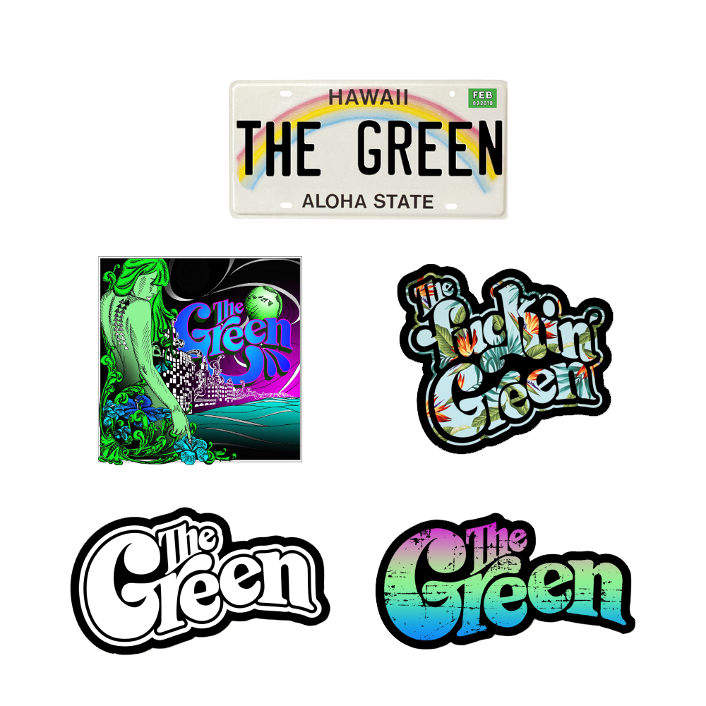 TG Anniversary Sticker Pack – The Green